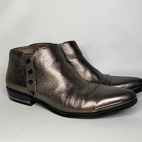 FERGALICIOUS ▪︎ INDIGO METALLIC BOOTIE ▪︎ SIZE 7.5 - Picture 3 of 10